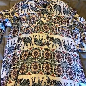 elephant print shirt